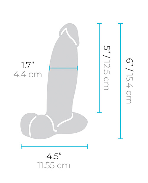 b-Vibe Slipskin 6" Girthy