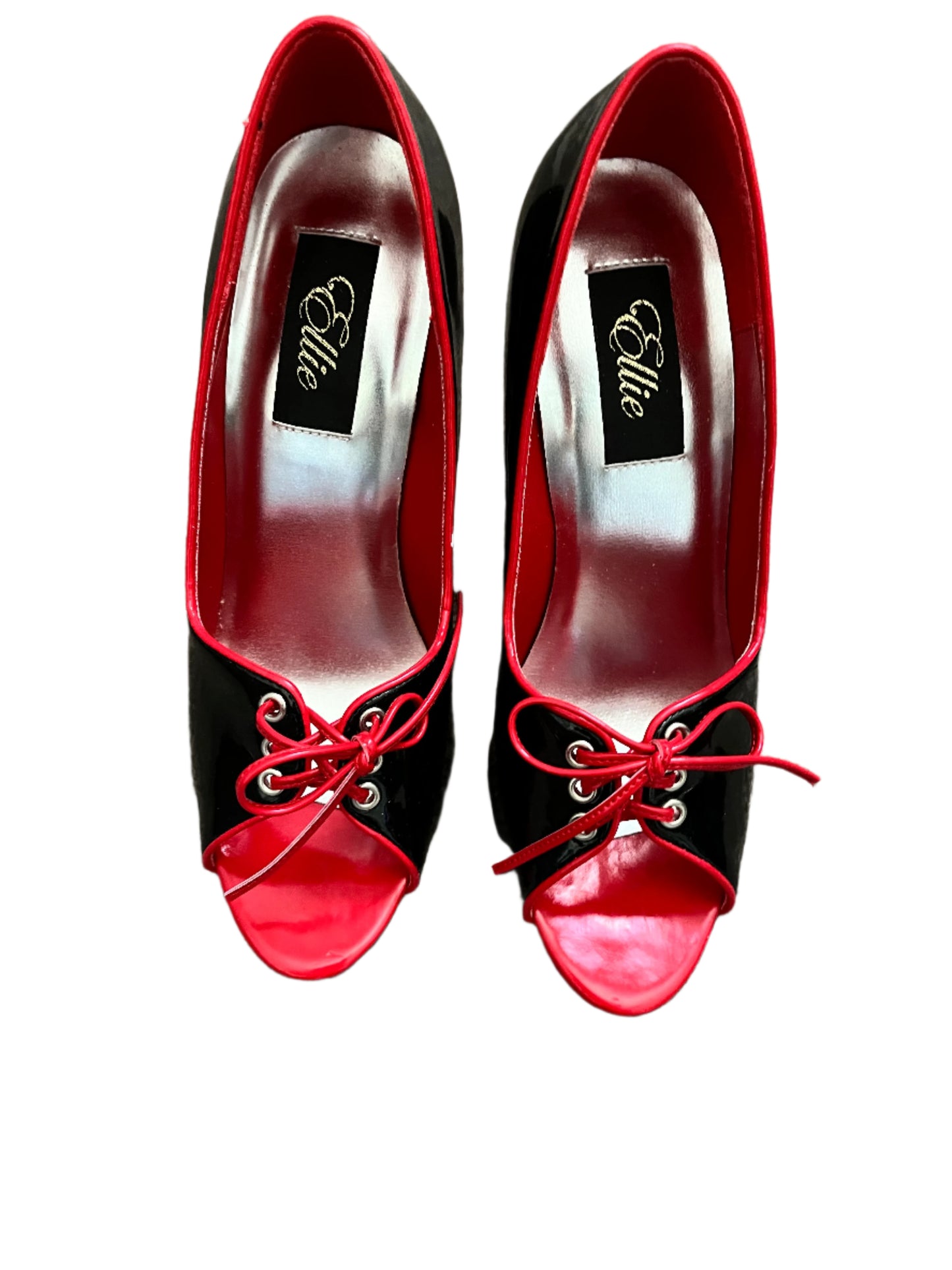 Ellie Shoes Women's Open Toe laced 5" Heeled Sandal
