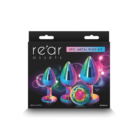 Rear Assets Rainbow Gem Anal Trainer Kit - Multi Color