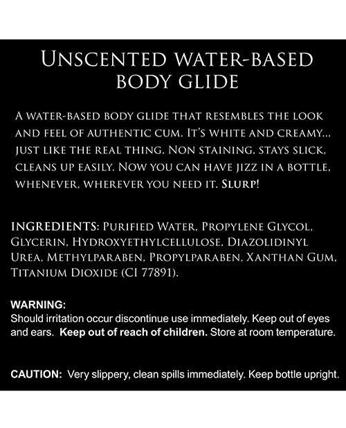 Master Series Unscented Jizz Water Based Body Glide